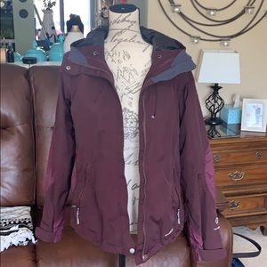 Eddie Bauer Weather-edge 365 Burgundy jacket